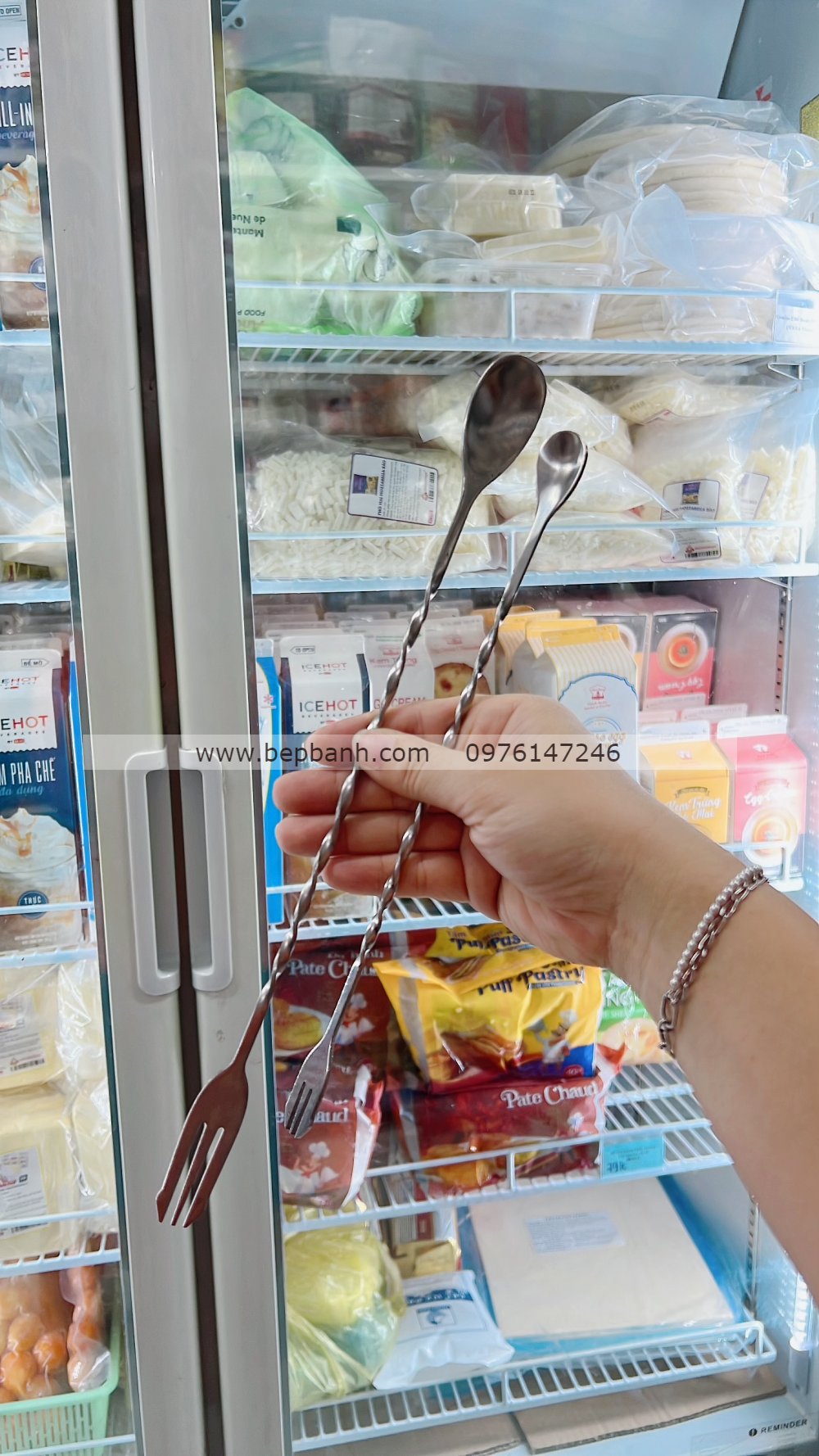 Bộ 2 muỗng khuấy inox pha chế Bộ 2 muỗng khuấy inox pha chế