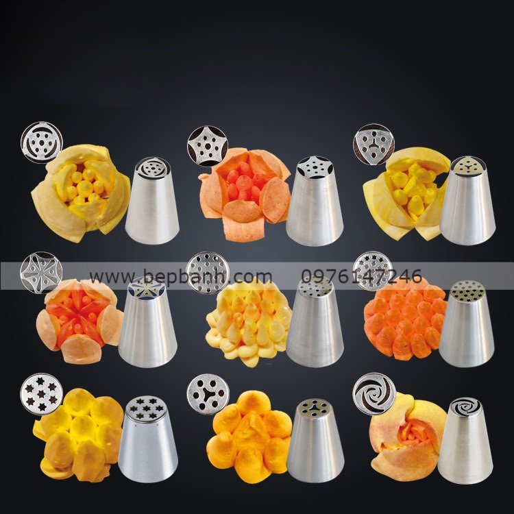Bộ 9 đuôi Nga kèm chốt Bộ 9 đuôi Nga kèm chốt