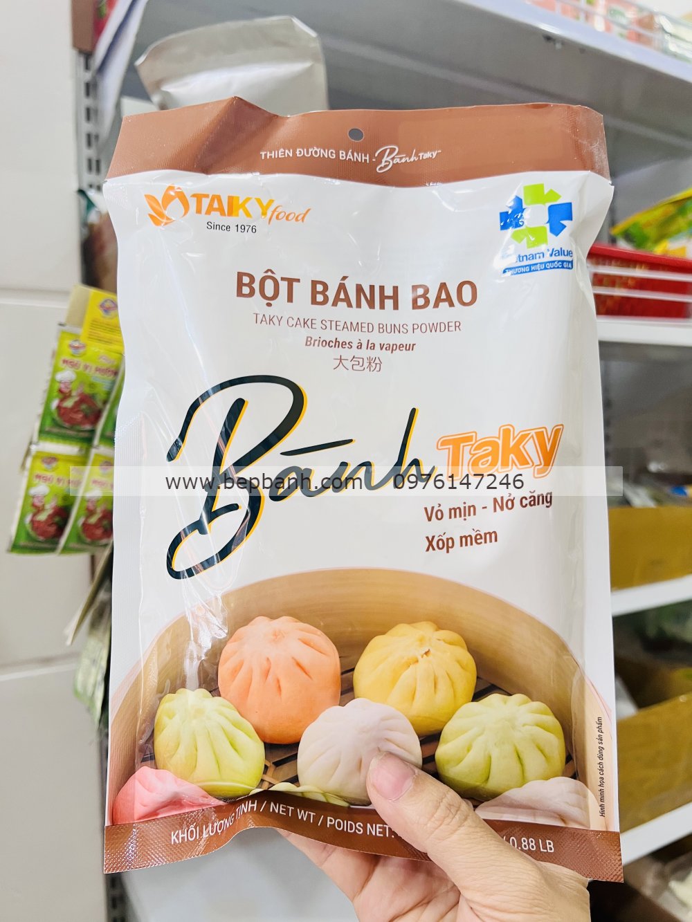 Bột bánh bao Tài Ký 400gr Bột bánh bao Tài Ký 400gr