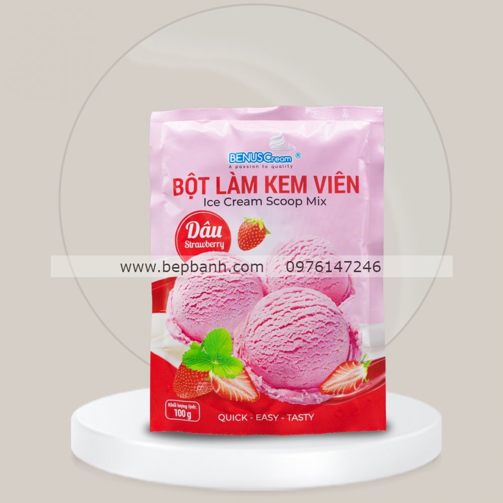 Bột làm kem Icecream Benuscream 100gr