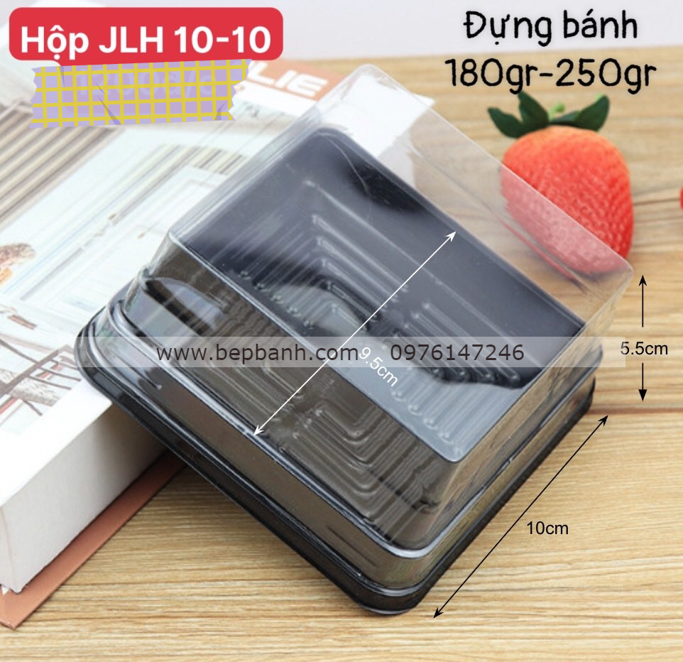 Hộp nhựa 1 bánh JLH10-10 nắp đậy Hộp nhựa 1 bánh JLH10-10 nắp đậy