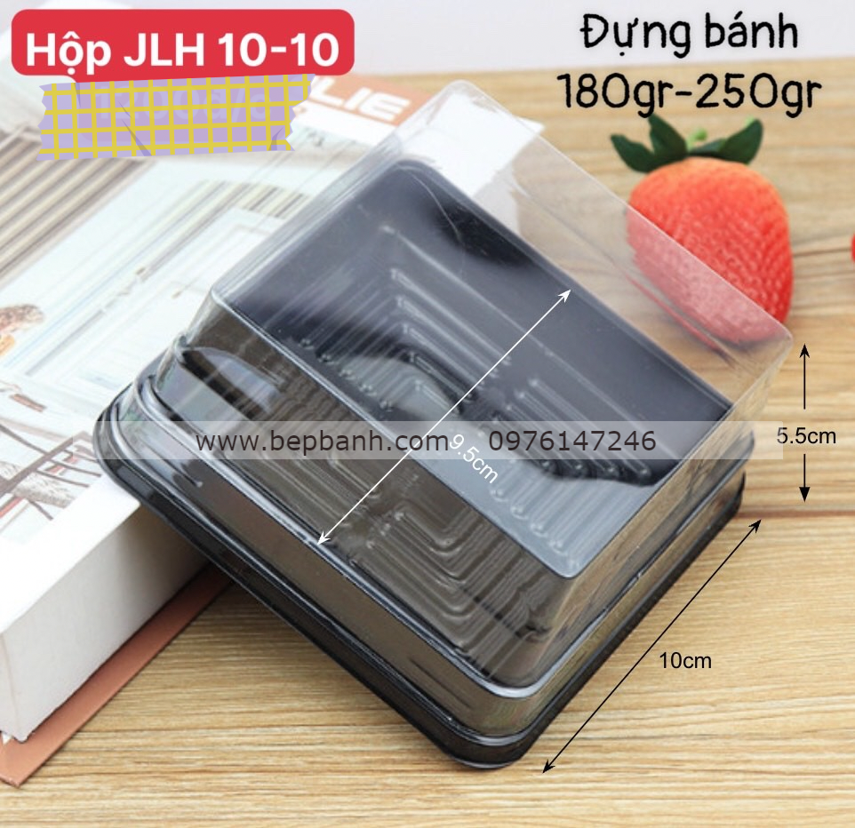 Hộp nhựa 1 bánh JLH10-10 nắp đậy