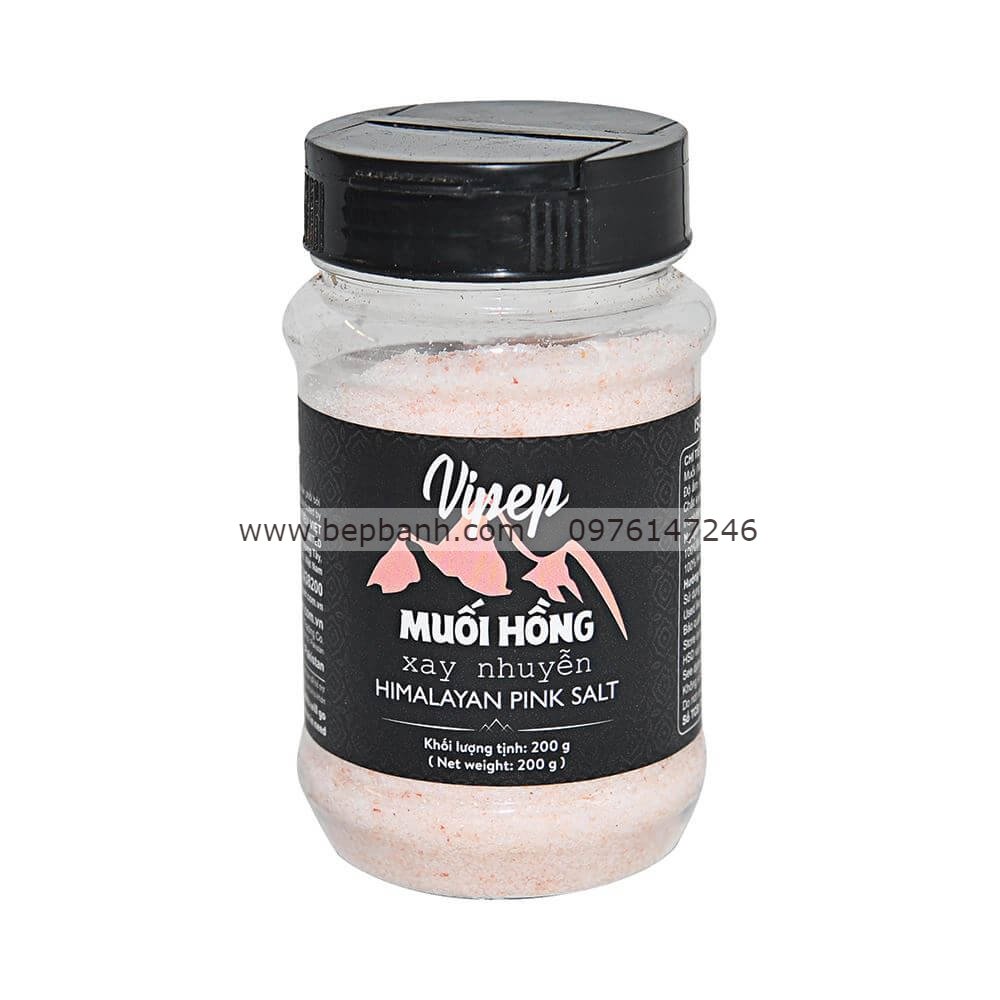 Muối Hồng Xay Nhuyễn Vipep 200gr Muối Hồng Xay Nhuyễn Vipep 200gr