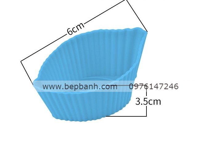 Set 10 khuôn silicon lá 6cm Set 10 khuôn silicon lá 6cm