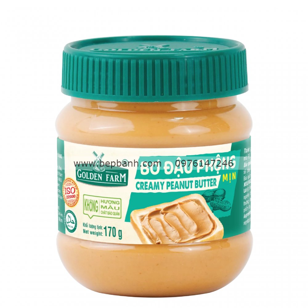 Bơ đậu phộng mịn hũ 170gr