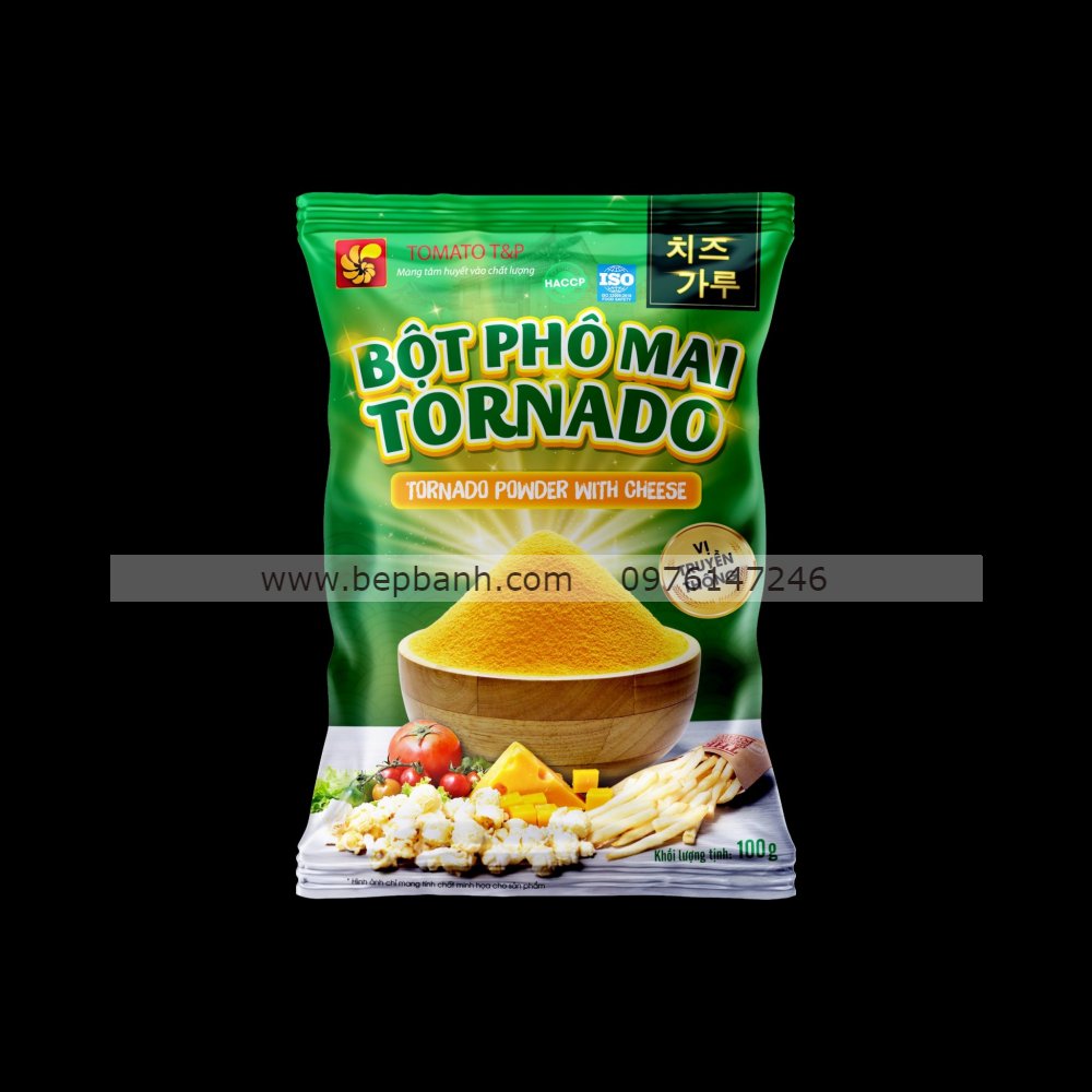 Bột phô mai TORNADO VỊ TRUYỀN THỐNG 100G