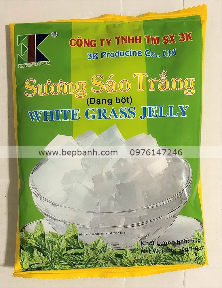 Bột sương sáo trắng 3K 50g Bột sương sáo trắng 3K 50g