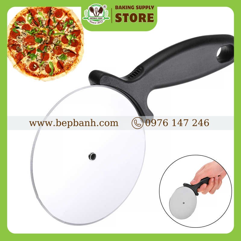 Dụng cụ cắt pizza lưỡi 10 cm Dụng cụ cắt pizza lưỡi 10 cm