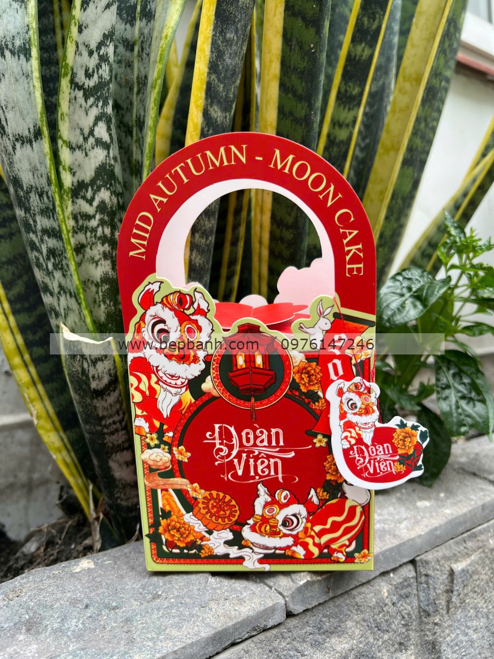 Hộp giấy trung thu 1 bánh Hộp giấy trung thu 1 bánh