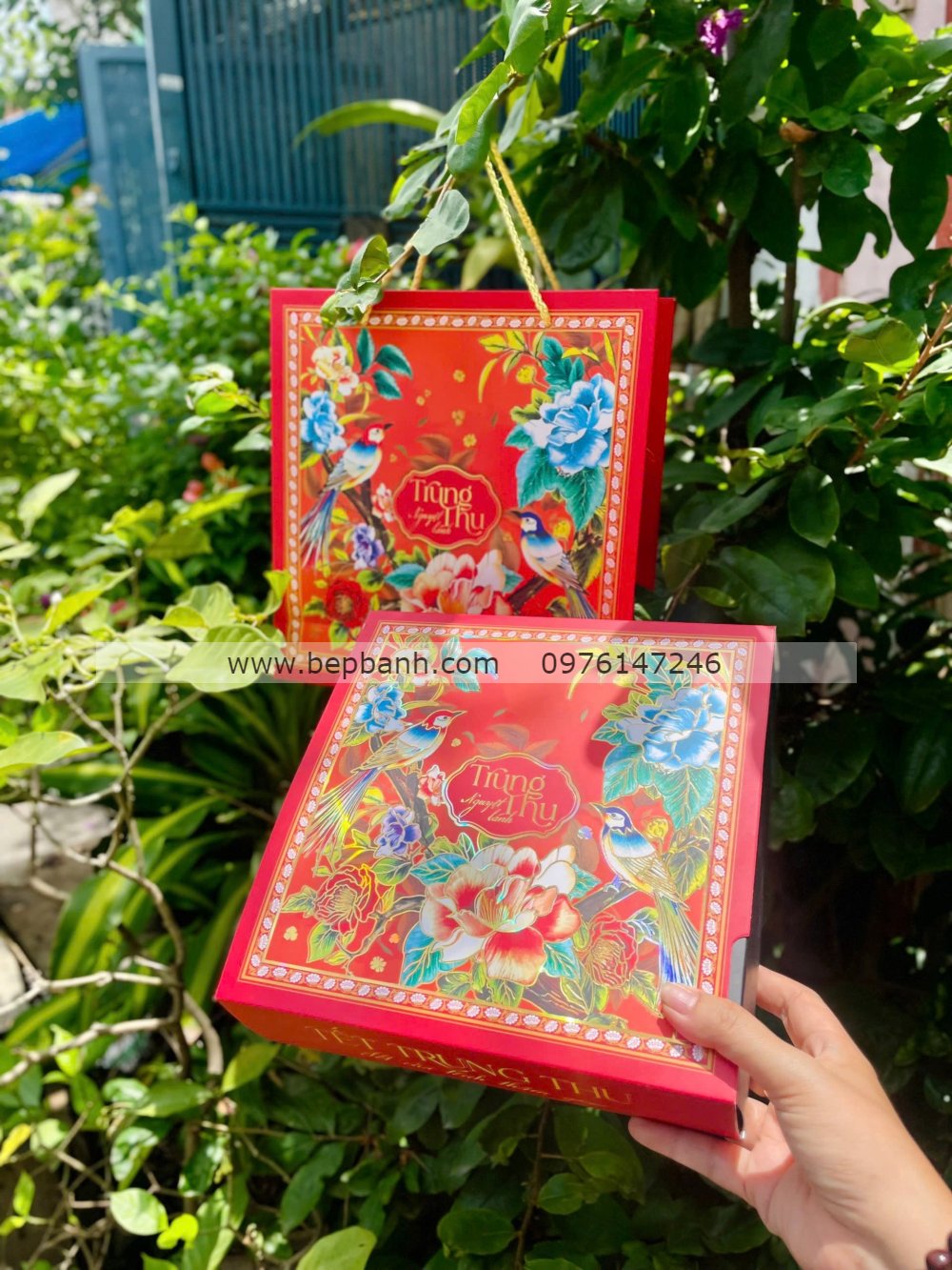 Hộp giấy trung thu 4 bánh >200gr (4 hộp con) - Nguyệt bánh Đỏ Hộp giấy trung thu 4 bánh >200gr (4 hộp con) - Nguyệt bánh Đỏ