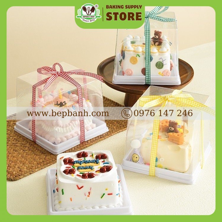 Hộp nhựa đậy vuông JLH1414 Hộp nhựa đậy vuông JLH1414