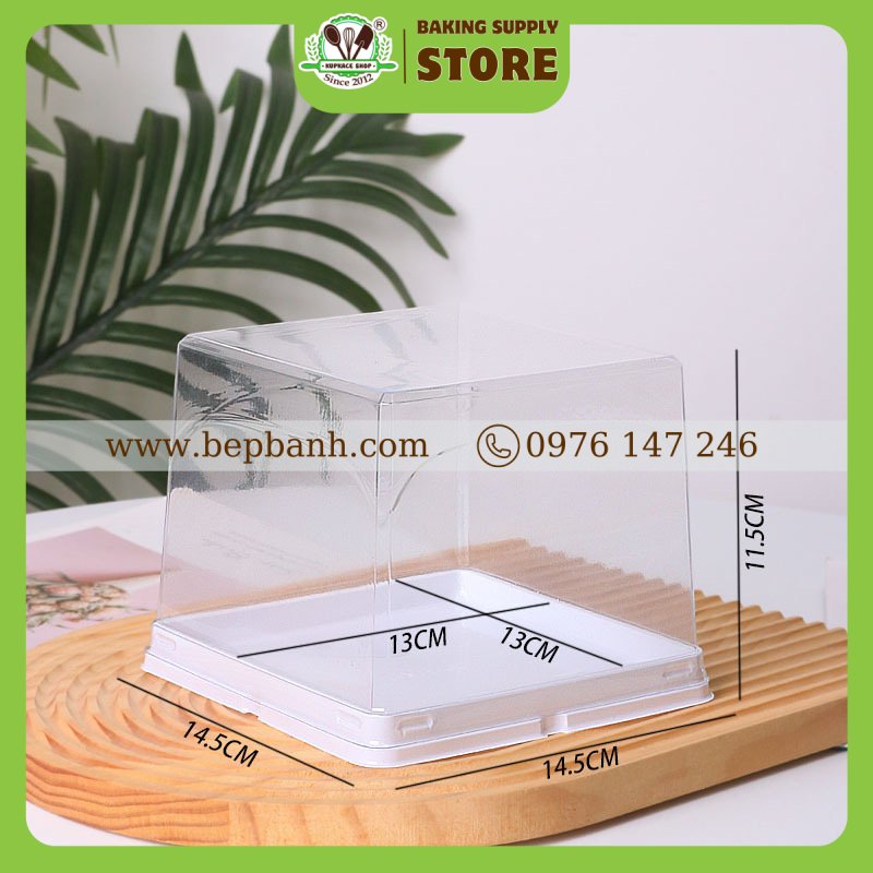 Hộp nhựa đậy vuông JLH1414 Hộp nhựa đậy vuông JLH1414
