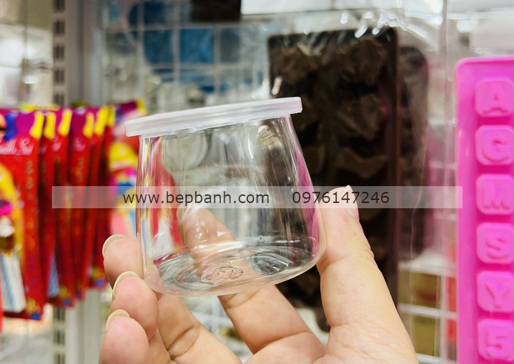 Hũ sữa chua pet tròn 100ml / lố 10c Hũ sữa chua pet tròn 100ml / lố 10c