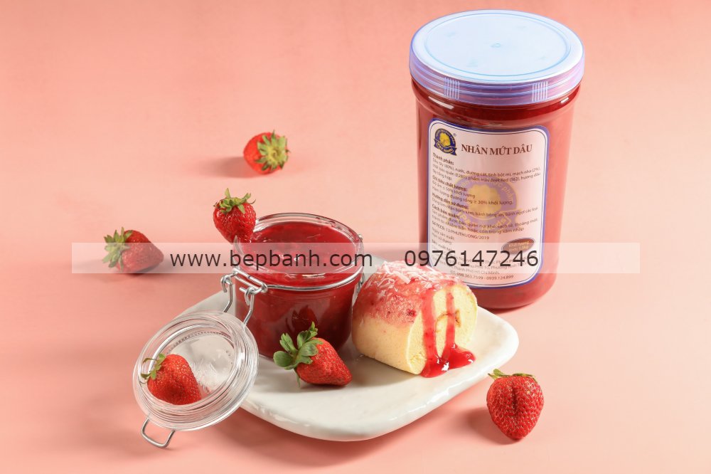 Nhân mứt dâu hũ 1.5kg Nhân mứt dâu hũ 1.5kg