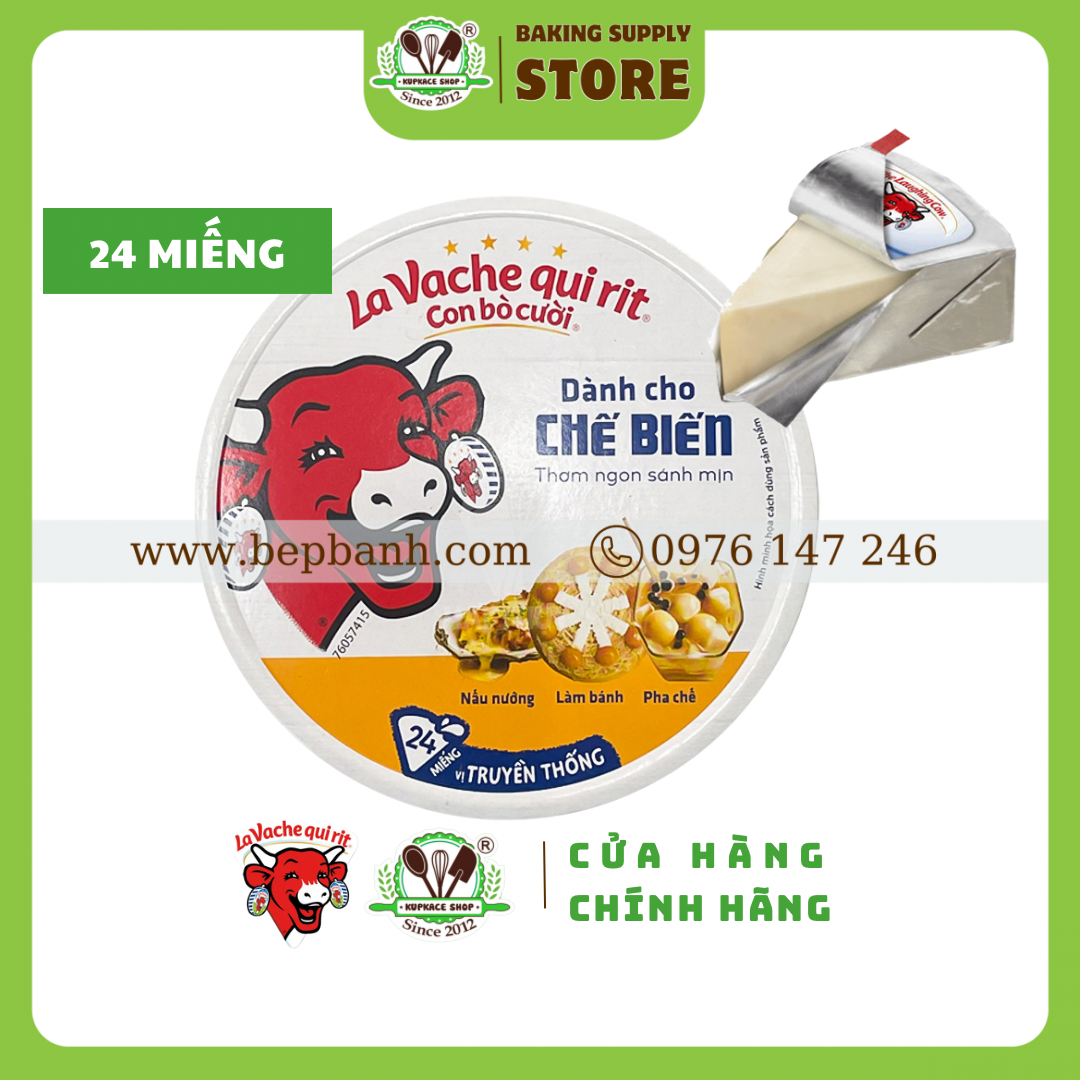 Phô Mai Con Bò Cười chế biến 24 Miếng Phô Mai Con Bò Cười chế biến 24 Miếng