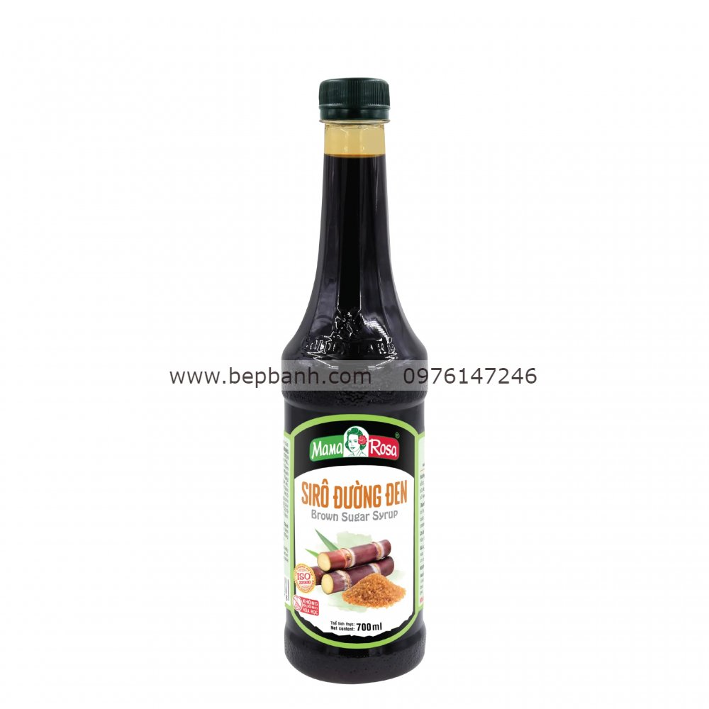 Si rô trà sữa đường đen Mama Rosa 700ml