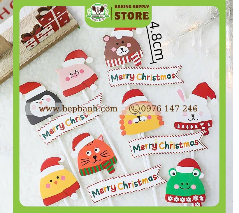 Topper cắm bánh - Noen nón Topper cắm bánh - Noen nón