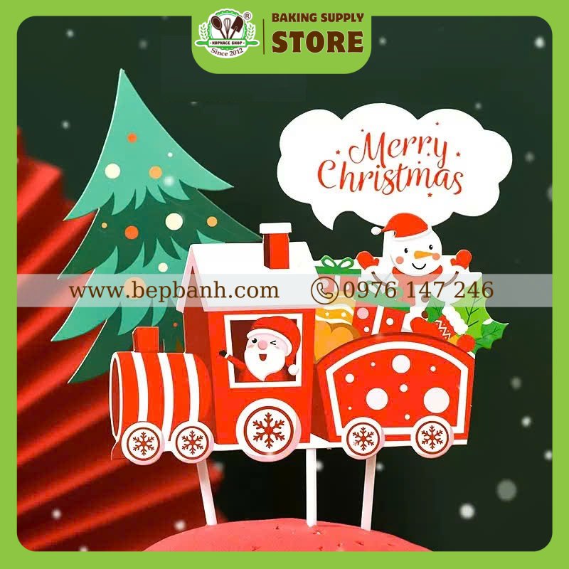 Topper cắm bánh - Noen tàu Topper cắm bánh - Noen tàu