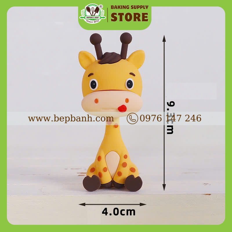 Trang trí bánh kem - Hươu cao cổ Trang trí bánh kem - Hươu cao cổ