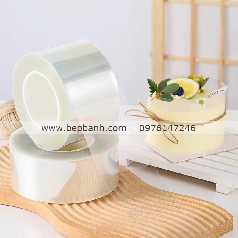 Viền bánh nylon CỨNG cao 6cm cuộn 50m Viền bánh nylon CỨNG cao 6cm cuộn 50m
