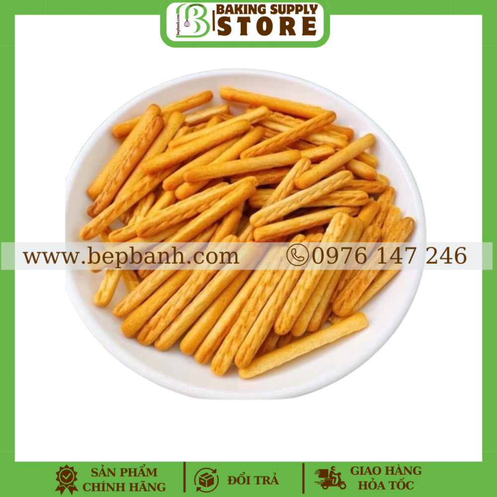 Bánh quy đũa lạt 200gr Bánh quy đũa lạt 200gr