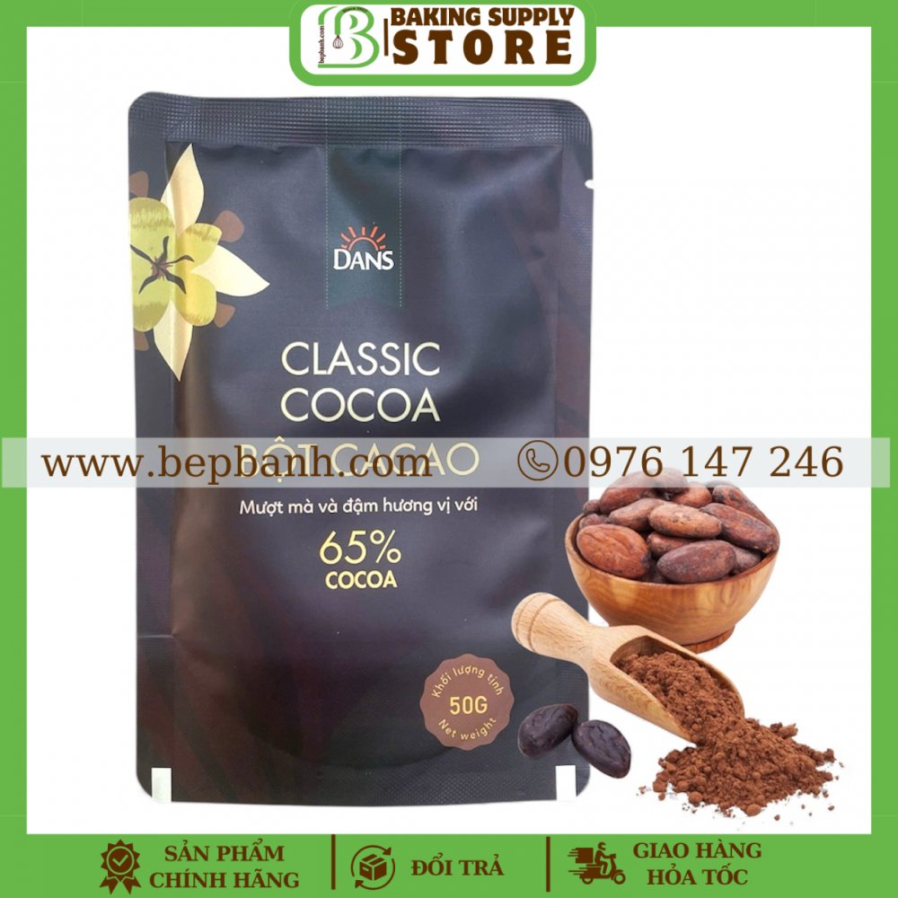 Bột cacao DANS 50gr Bột cacao DANS 50gr