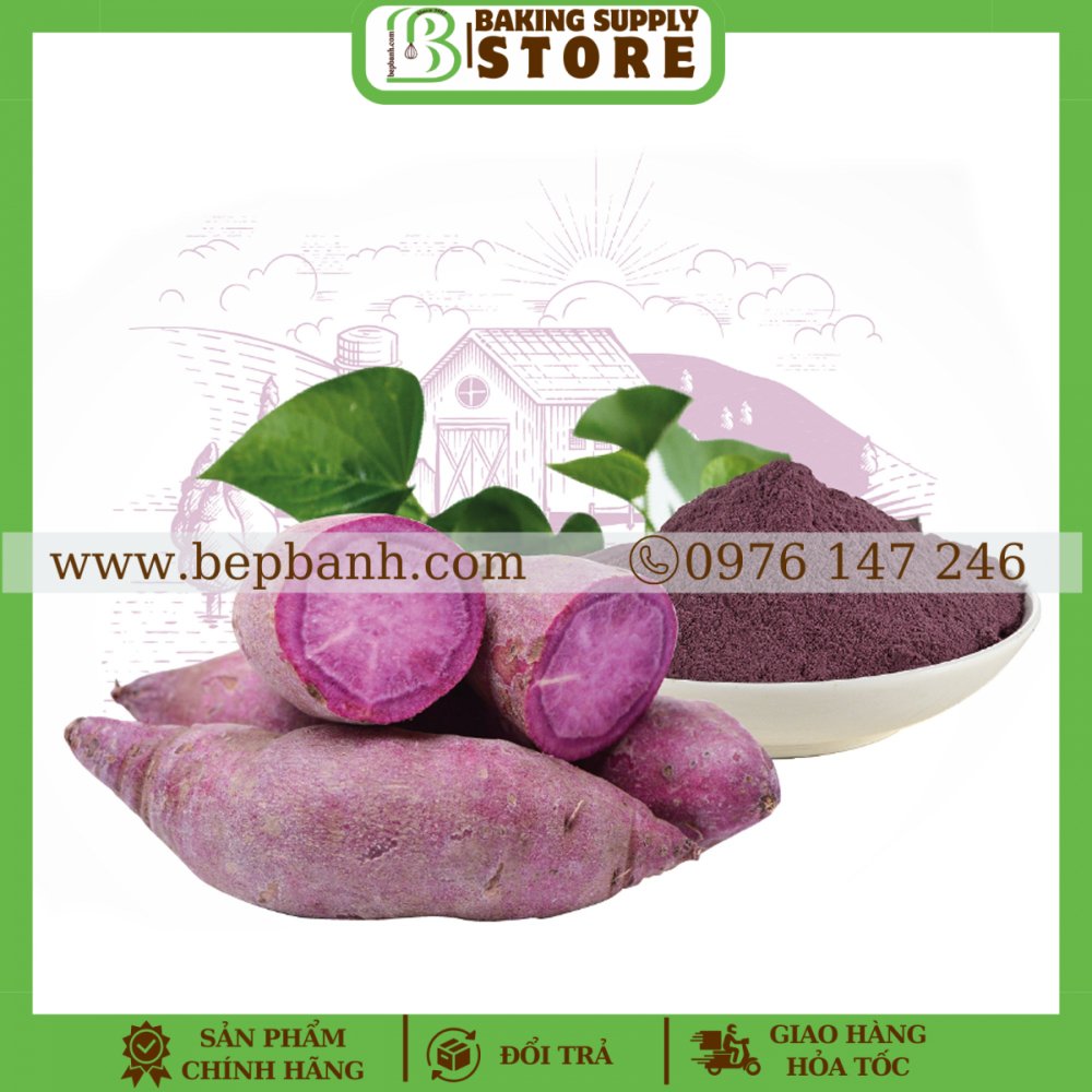 Bột khoai lang tím NT 100gr Bột khoai lang tím NT 100gr