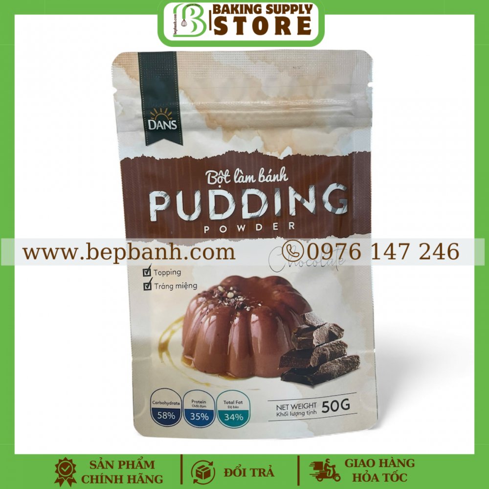 Bột pudding DANS 50g - Chocolate