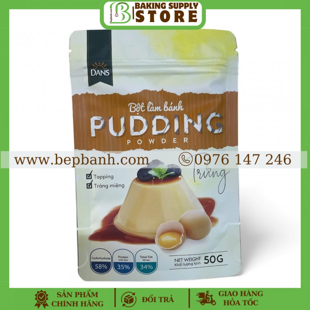 Bột pudding DANS 50g - Trứng