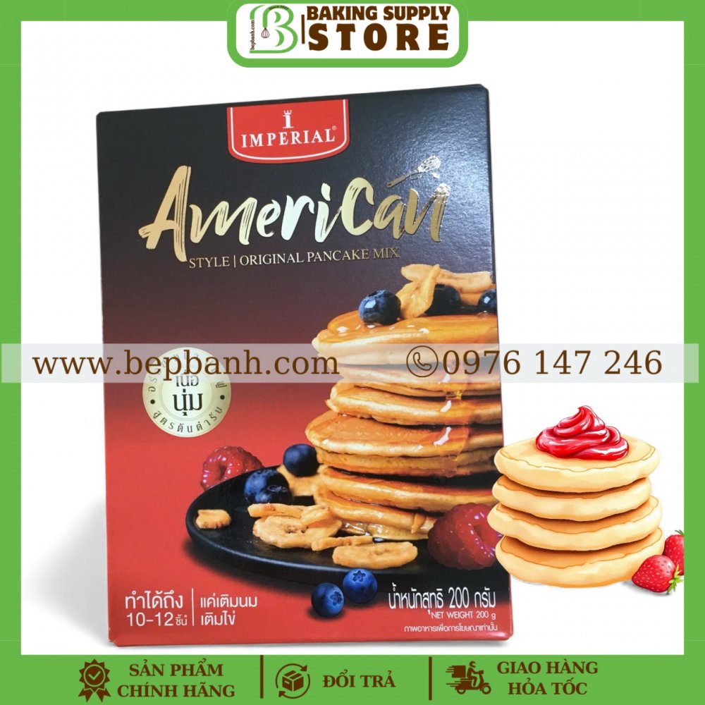 Bột trộn sẵn Imperial pancake mixed 200g