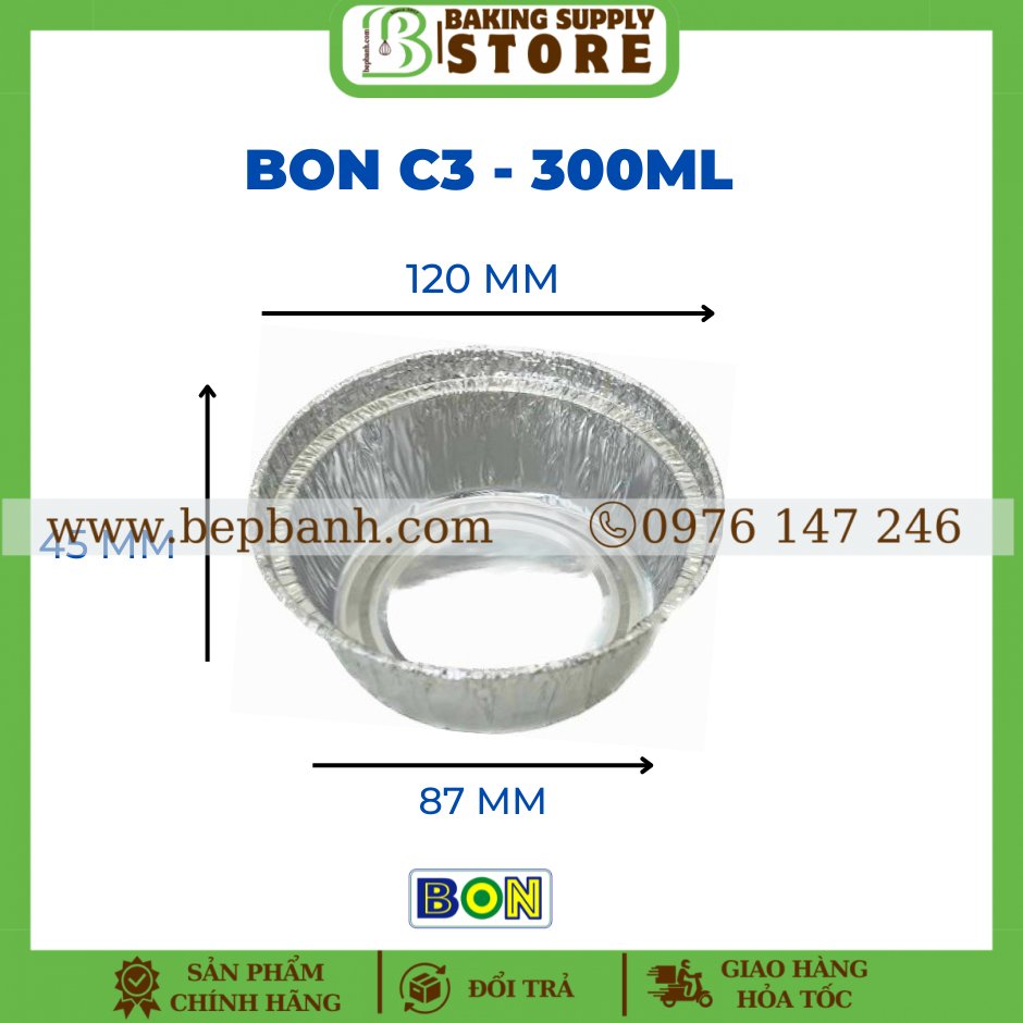 Chén nhôm BON C3 20c