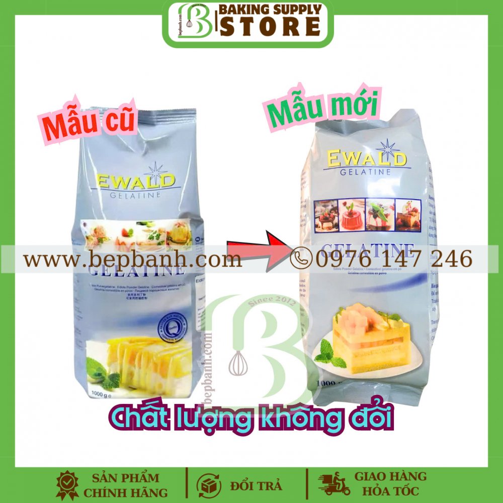 Gelatin bột EWald gói 1kg