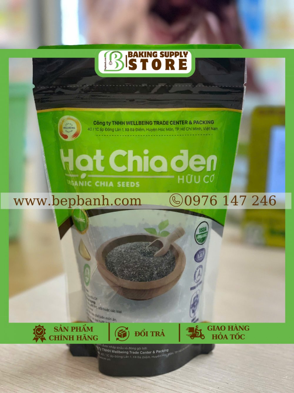 Hạt Chia đen Well 200g Hạt Chia đen Well 200g