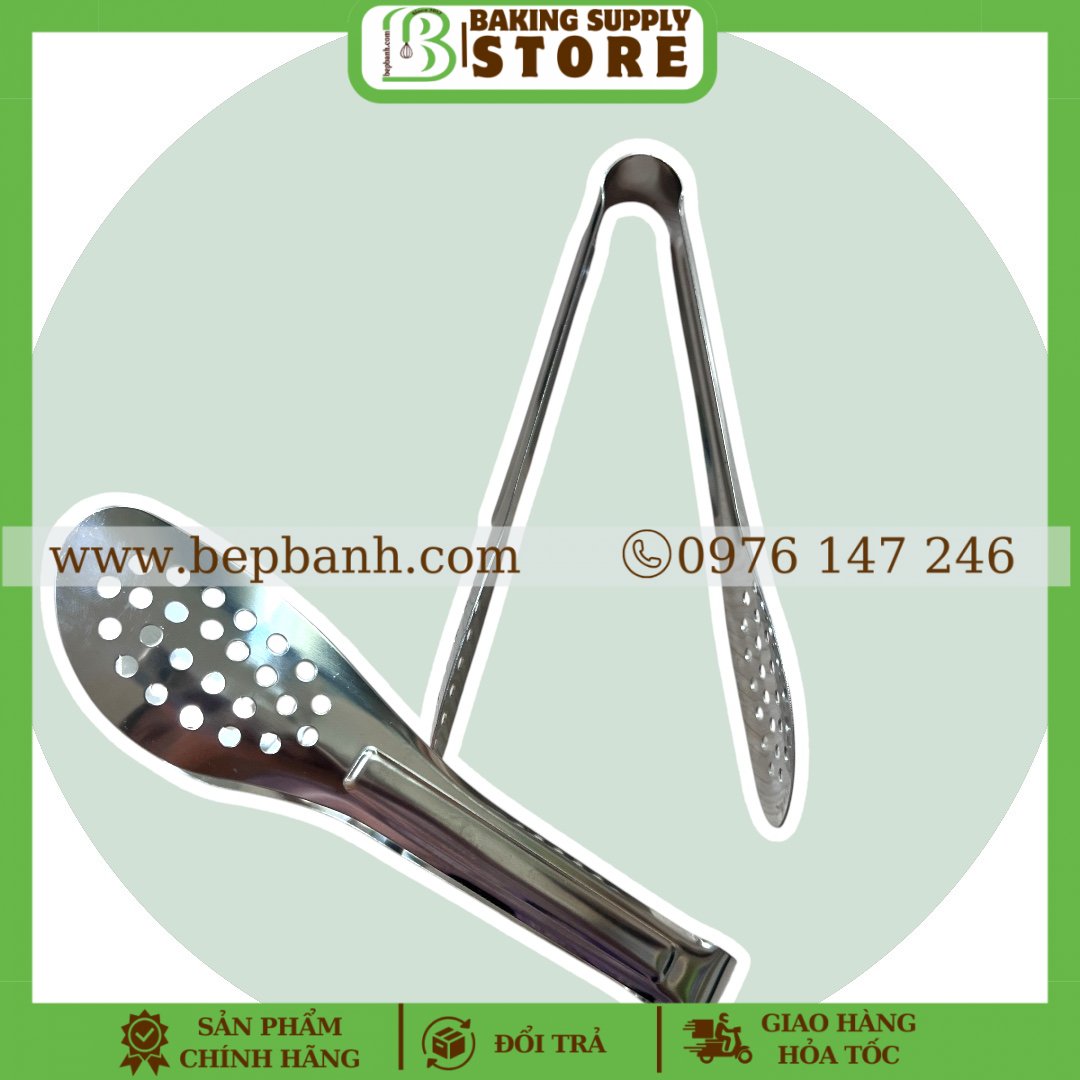 Kẹp gắp inox 18cm
