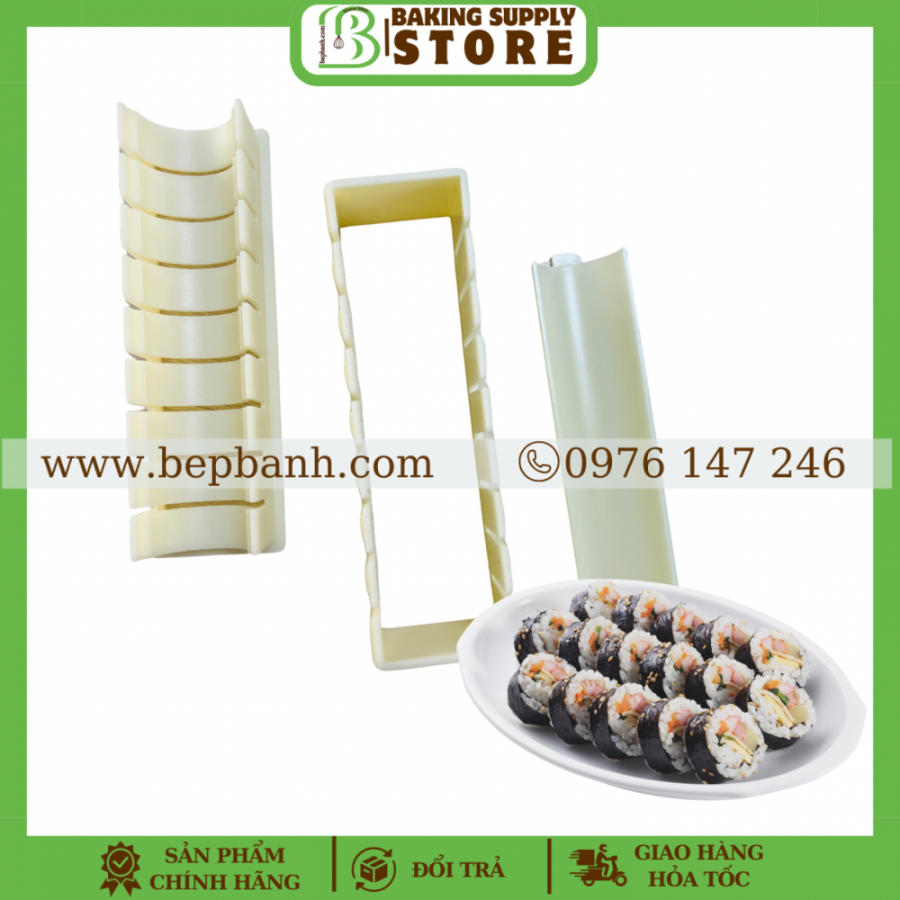 Khuôn làm sushi 9 lát