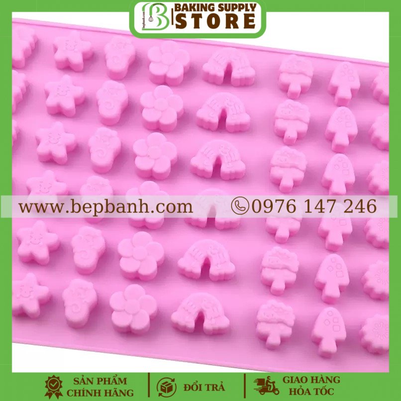 Khuôn silicon 48 cầu vồng Khuôn silicon 48 cầu vồng