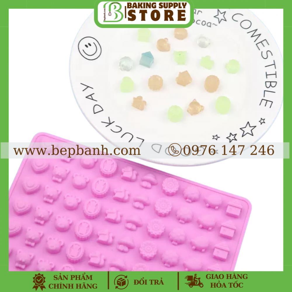 Khuôn silicon 60 nấm Khuôn silicon 60 nấm
