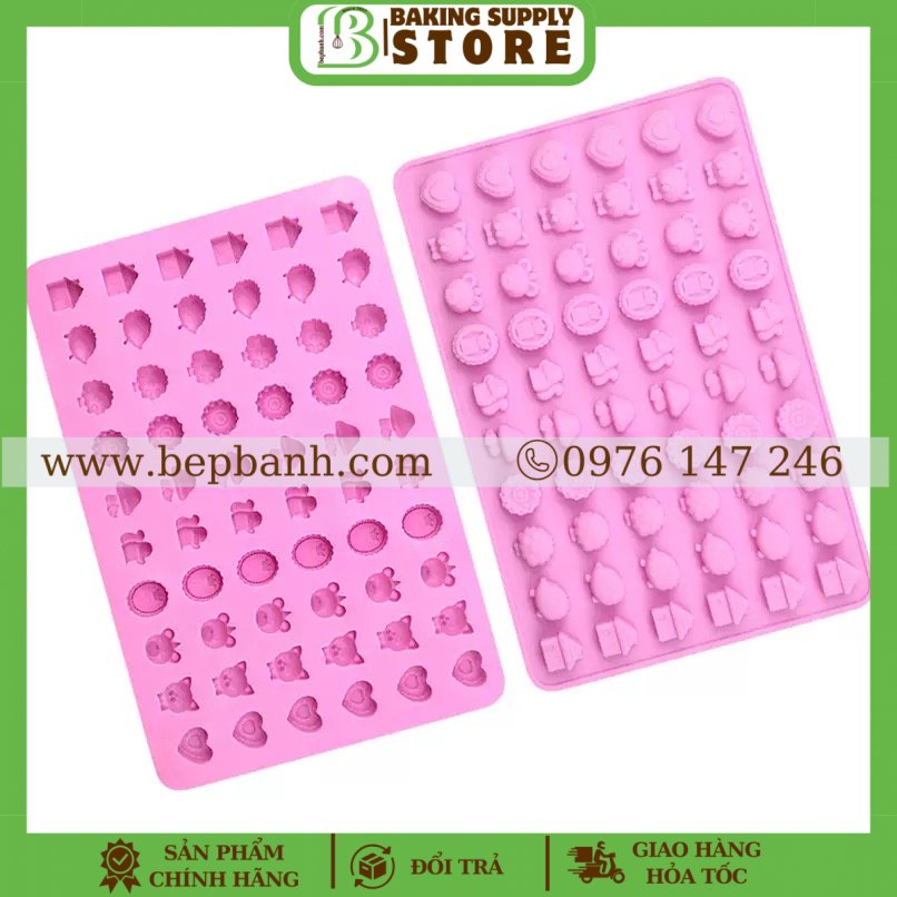 Khuôn silicon 60 nấm Khuôn silicon 60 nấm