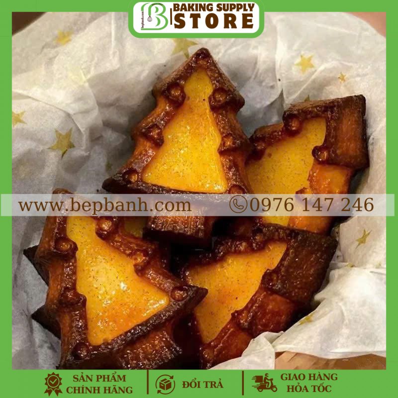 Khuôn silicon 8 cây thông