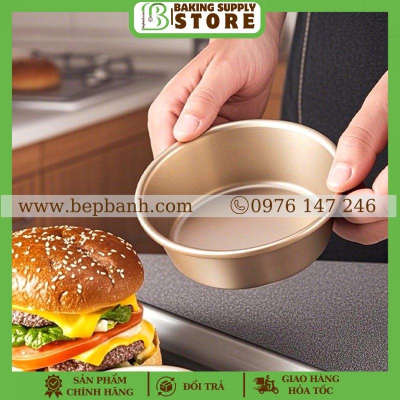 Khuôn tròn burger 4inch