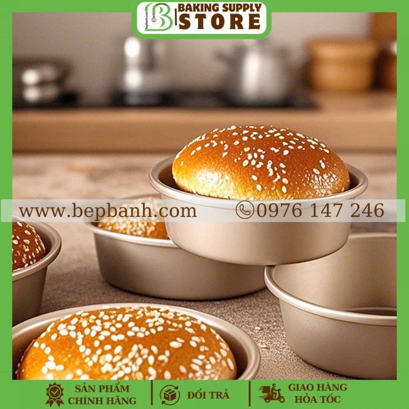 Khuôn tròn burger 4inch