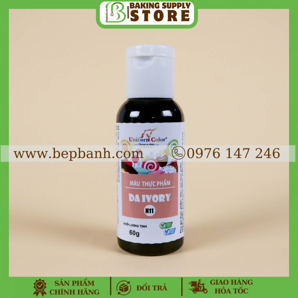 Màu thực phẩm Unicorn 60gr - N11 Da ivory