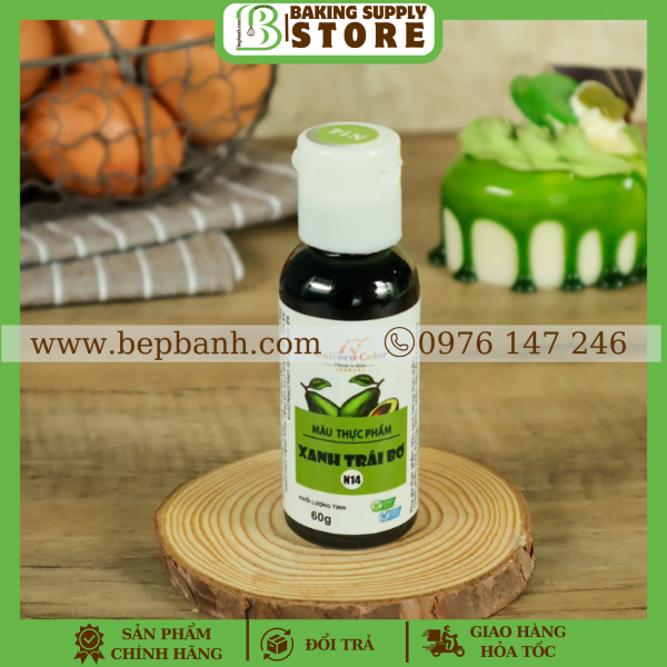 Màu thực phẩm Unicorn 60gr - N14 Xanh bơ