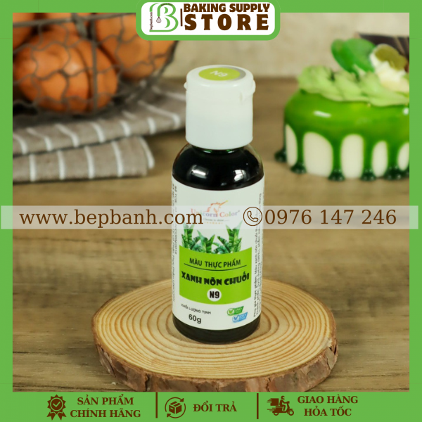 Màu thực phẩm Unicorn 60gr - N9 Xanh nõn chuôi