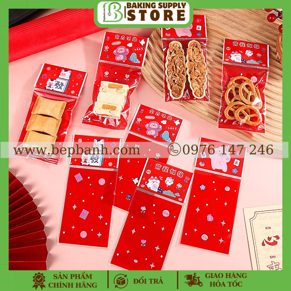 Set 100 Túi hàn đỏ 8*12 Set 100 Túi hàn đỏ 8*12