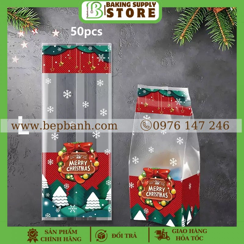 Set 50 túi giáng sinh 9x24