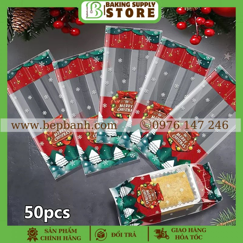 Set 50 túi giáng sinh 9x24