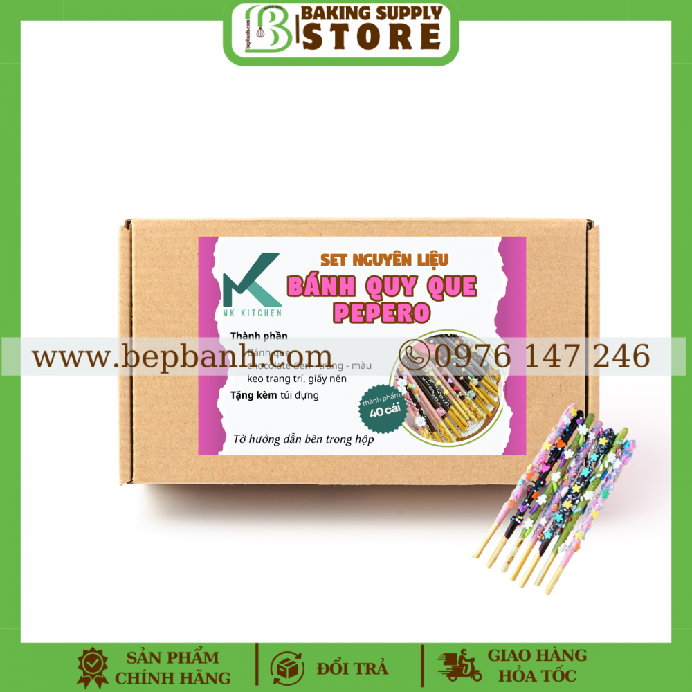 Set MK bánh quy que Pepero