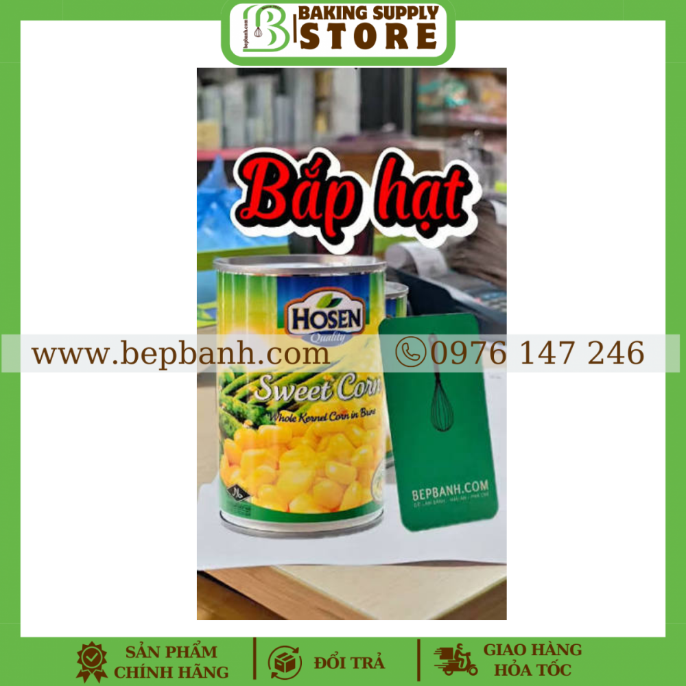 Bắp ngọt tách hạt Hosen 400g
