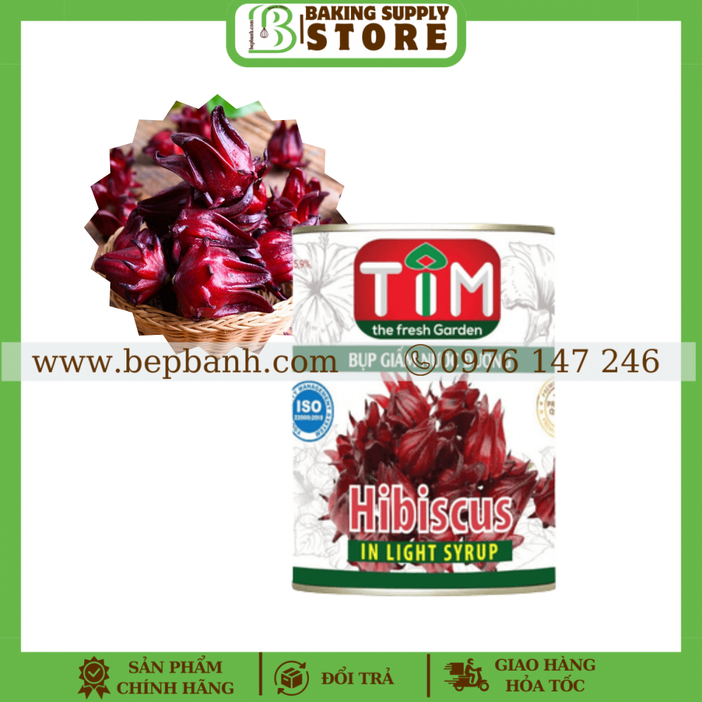 Bụp giấm hoa Atiso lon 560g Bụp giấm hoa Atiso lon 560g